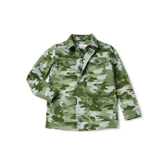 wonder nation Other - Boys Camo Jacket Long Sleeve